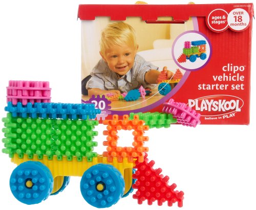 Playskool 20-pc. Clipo Vehicle Starter Set MULTI