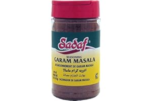 Sadaf Garam Masala Seasoning - Garam Masala for Cooking & Food Seasoning - Middle Eastern Cuisine - Indian Spice Blend - Kosher & Vegetarian - 5 Oz Bottle with Shaker Top