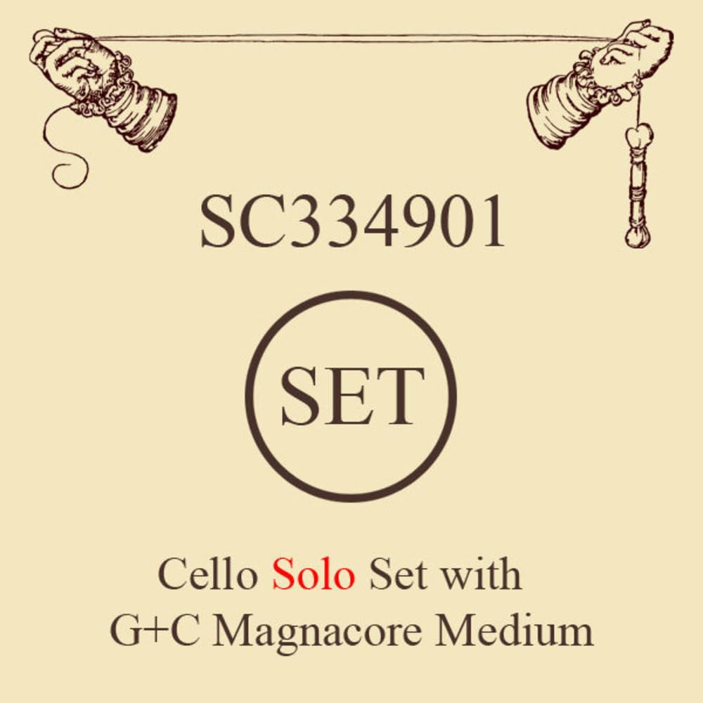 LARSEN STRINGS Cello Strings Original Set Combi Medium