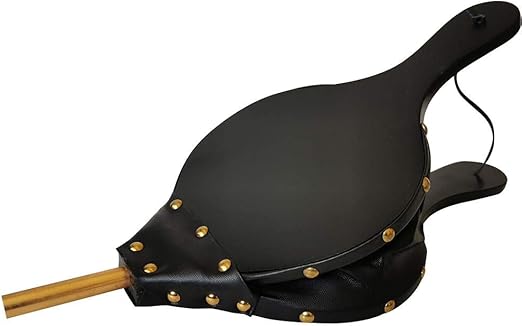 Yestter - Fuelles de madera para chimenea, botón de madera, soplador