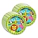Safari Jungle Theme Birthday Party Decorations Tableware Set - Wild Animal Birthday Party Supplies Includes Plates, Napkins, and Cups | Kit for 16