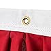 Valley Forge American Fan Flag 1.5' x 3' Polycotton Sentinel 100% Made in U.S.A. Stars and Stripes Bunting Canvas Header Brass Grommets 2-Pack Model PMF-2-T