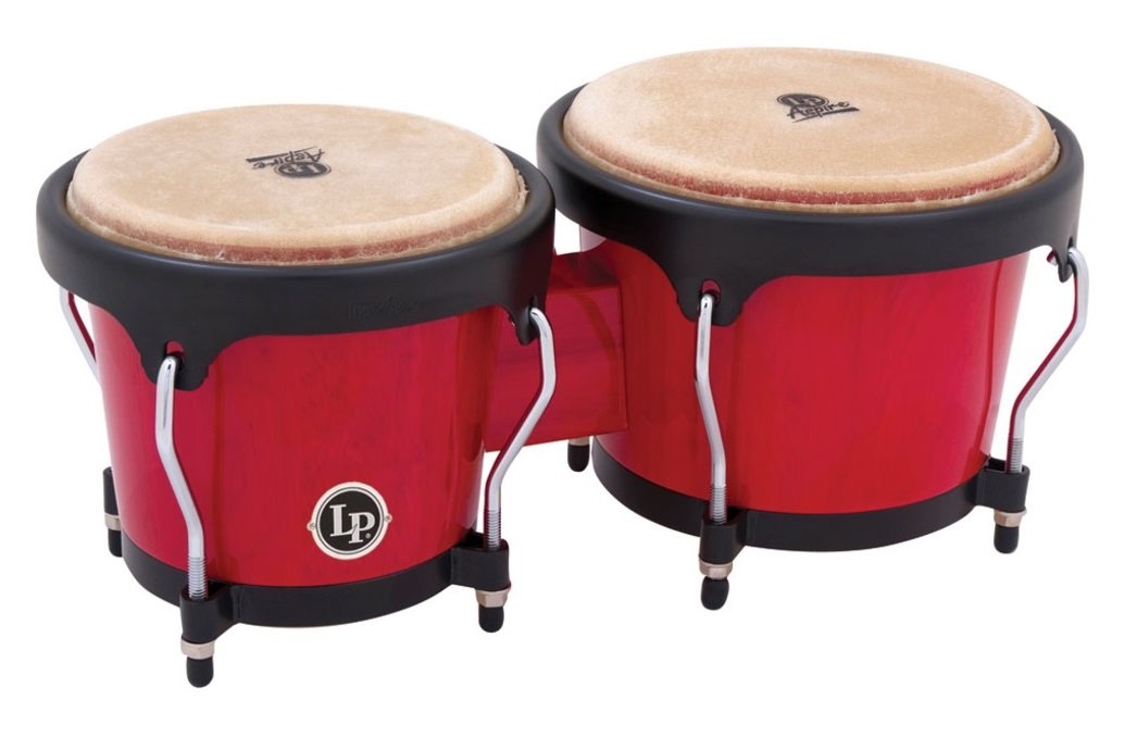 LP Aspire LPA601RW Wood Bongos (Red/Black) Amazon.in Musical Instruments
