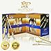 MAINPLAST Gold Disposable Cutlery Set -180 Pieces - Knives, Spoons, and Forks - Heavy Duty Plastic Eating Utensils For Parties, Restaurants Or Home Use, Full Dinner Size of Gold Plastic Tableware 2019