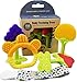 Ike & Leo Teething TREES -Baby Infant and Toddler Toys, Best for Sore Gums Pain Relief, Eco Friendly BPA Free & Freezer Safe, Set of 4 Silicone Teethers