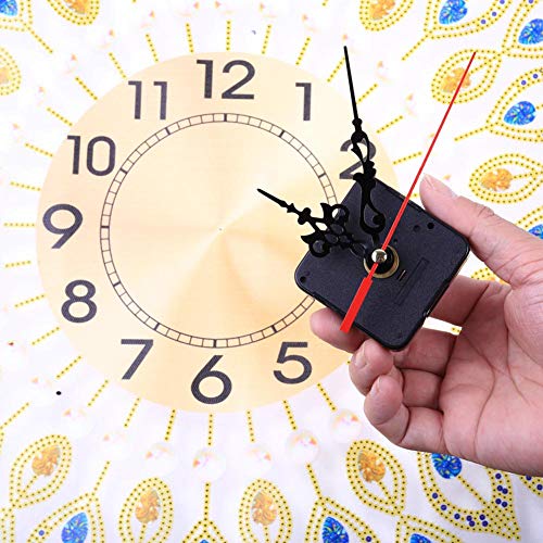 5D Diamond Painting Mosaic Making DIY Special Shaped Diamond Painting Embroidery Peacock Wall Clock Crafts - Thumbnail 6