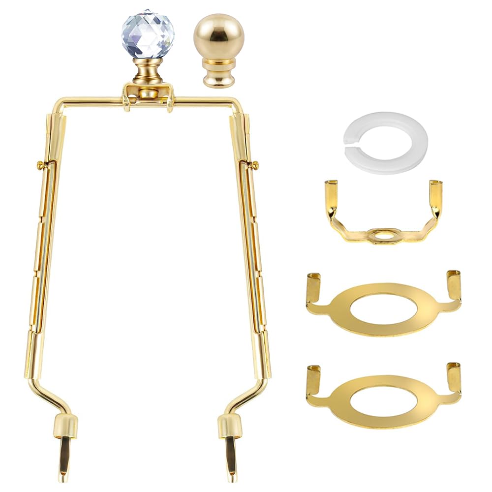 Photo 1 of Asjeumt 8 9 10 11 inch Gold Lamp Shade Harp Holder
