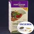 Combo 40+ Every Man's One Daily By New Chapter - 72 Tablets Plus Vitamin Discount Center Pill Box
