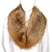 Futrzane Detachable Faux Fur Collar Wrap for Women - Retro Scarf - Like Real Fur