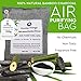 Bamboo Charcoal Air Purifying Bag 1000g, Natural Air Fresheners & Odor Eliminators For Home, Pets, Car, And Closet Deodorizer