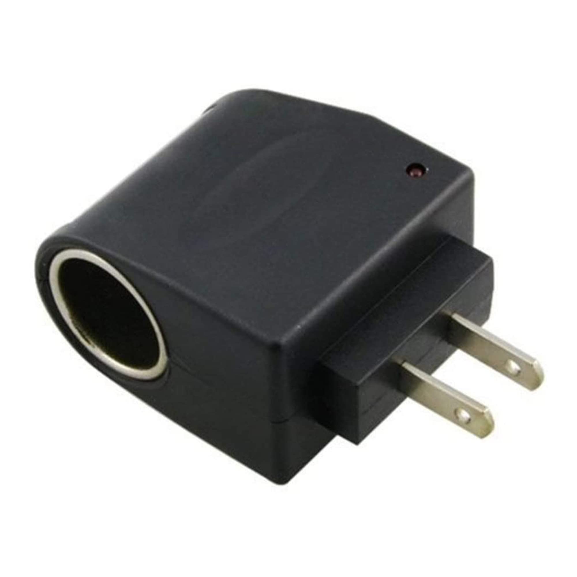 Photo 1 of iSaddle Universal AC to Car Cigarette Lighter Socket Adapter Converter Vehicle Power Inverters Vehicle Amplifier Power (US Plug, Output: 12V 500mA) 110V AC to 12V DC