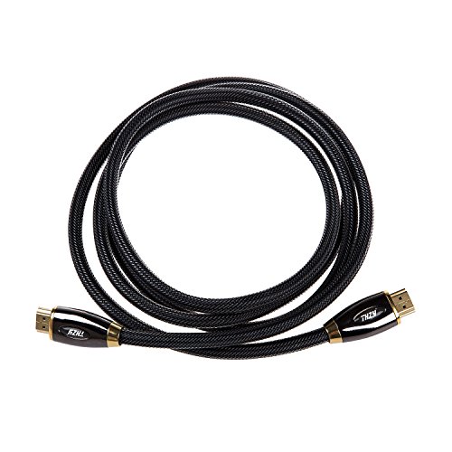 HDMI Cable 6ft, THZY High Speed HDMI 2.0 1080p Cable with Gold Plated Connectors, Supports Ethernet, 4K Video, 3D, Audio Return for Computers, Xbox, PS3, PS4, Apple TV