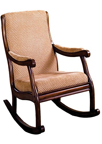 247SHOPATHOME IDF-AC6408 Rocking Chair, Oak