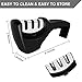 Knife Sharpener, FlatLED Kitchen Knife Sharpener, 3-Stage Knife Sharpening with Non-slip handle Tool for Straight, Ceramic, Pocket, Fruit and Chef Knives Helps Repair, Restore and Polish Blades
