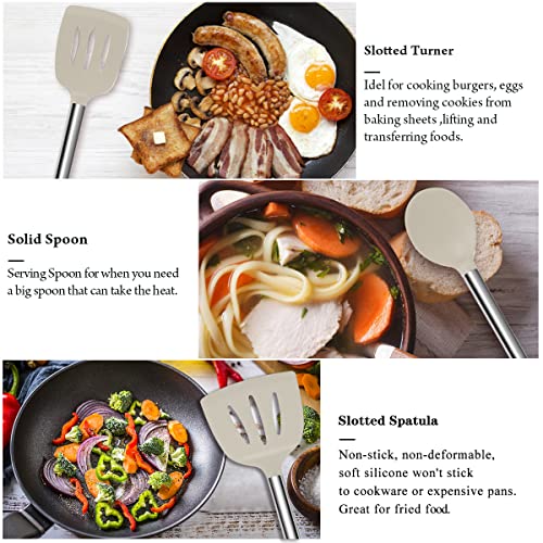 Silicone Cooking Utensil Set,Kitchen Utensils 26 Pcs Cooking Utensils