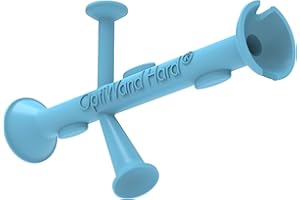 OptiWand Hard- Portable RPG Sclera Contact Lens Removal & Insertion Tool - Silicone Rubber Eye Lens Inserter & Remover Device with Suction Cup & Finger Grips - Safe & Easy to Use, Travel Size – 2.3"