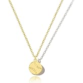 VRIUA Gold Necklace for Women, 14K Gold Plated Dainty Charm Necklace | Italian Horn, Star of David, Butterfly, Sun, Lotus, Sports and Cowboy Boot Charms, Everyday Jewelry Gift for Women