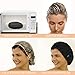 Cordless Deep Conditioning Heat Cap - Microwavable Heat Cap for Deep Conditioning Hair Therapy, 100% Natural Cotton, Flaxseed Seed Interior for Maximum Heat Retention (black)