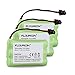 Floureon 900mAh Cordless Phone Battery for Uniden BT446 BT-446 BP446 BT1005 BT-1005, TRU5865-2, TCX-905, TRU8885, TRU8885-2, TRU88852, TRU8888, TRU9460, TRU9465, TRU9480, TCX-800, TXC-146, TXC-400, TXC-580, TXC-860A, UIP1868, UIP1868-8, UIP18688, Wham, BBTY0457001, BBTY0458001, Radio Shack 43-3571
