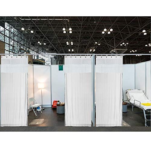 Labroatory Curtain Mua ChadMade 10ft Wide x 8ft Tall Hospital Curtain with Grommet for ...