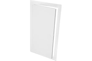 ECOPRO VENT 8" x 16" White Metal Access Panel. Service Shaft Door Panel. Plumbing, Electricity, Heating, Alarm Wall Access Pa