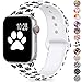 Humenn Compatible with Apple Watch Band 38mm 40mm 42mm 44mm,Soft Silicone Fadeless Pattern Printed Replacement Bands Compatible for iWatch Apple 2018 Watch Series 1,2,3,4