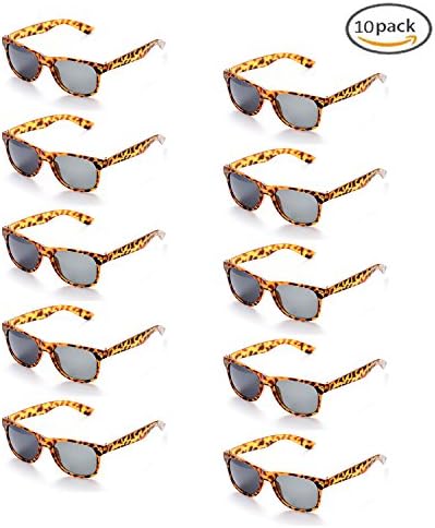 100% UV Protection Wholesale Multi PACK Unisex 80'S Retro Style Promotional Sunglasses