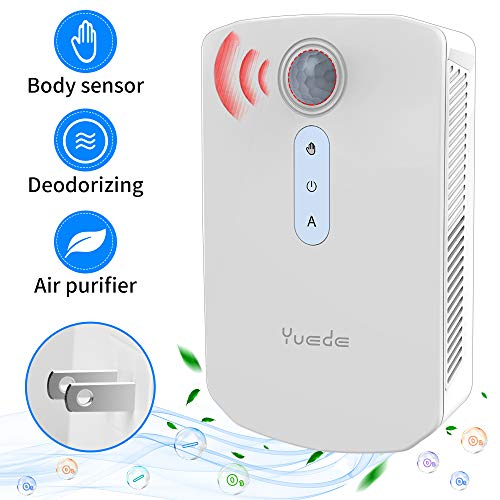 Air Purifier Deodorizer for Home, Ozone Cleanse Wall Air Purify, Negative Ion Freshens Air Cleaner for Allergies, Pets Odor Smokers Toilet Wardrobe Bathroom Cabinet Kitchen