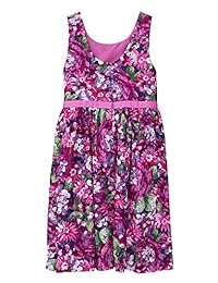Gymboree Little Sleveless vestido de flores silvestres para niñas
