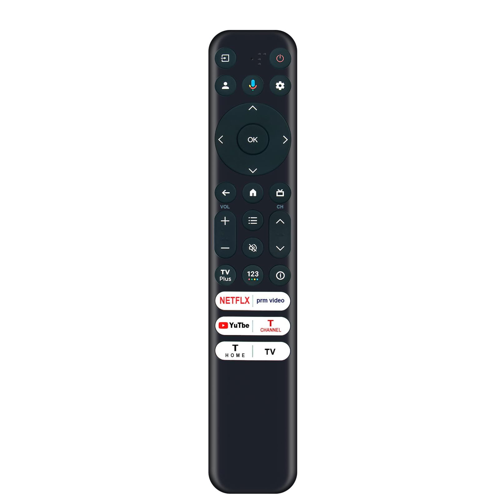 VINABTY RC813 FMB1 RC902V Replacement Voice Remote Control Compatible with TCL Mini Led 8K Smart TV Q6 Q7 QM7 QM8 S3 S4 Q650G Q750G Q750G QM850G S370G S47 0G series 55Q670G 65Q670G