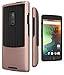 OnePlus 2 Case, VENA [Outcross][Heavy Duty | Shockproof] Dual Layer Hybrid PC Bumper Case Cover for OnePlus Two - Rose Gold