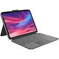 Logitech Combo Touch Detachable Keyboard Case for iPad (10th gen) - Oxford Grey (Renewed)