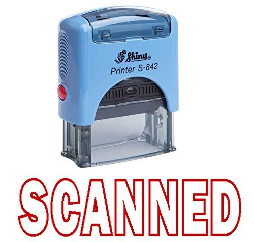 Printtoo Scanned Self Inking Rubber Stamp Office Stationery Custom Shiny Stamp