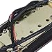 Yibuy One Pair Red Metal Pickups for Electric Guitar with Ceramic Magnets & Umbrella-head Screws