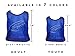 World Sport 12 Pack Adult Blue Scrimmage Vests with Carry Bag