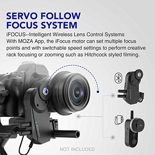 MOZA Air 2, 2019 New Camera Gimbal Stabilizer with OLED Display Spark Power Supply Lens Control System, for DSLR Mirrorless and Pocket Cinema Cameras Within 9 Lb, 16h Run-time Auto Tuning
