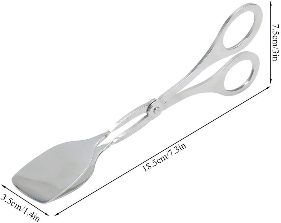 TOPINCN Scissor Cooking Tongs Stainless Steel BBQ Clip Buffet Food Tongs Baking Bread Steak Kitchen Clamp for Kitchen Serving Tool(Food Tong) - Image 4