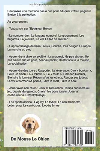 Amazon Fr L Education De L Epagneul Breton Toutes Les Astuces Pour Un Epagneul Breton Bien Eduque Le Chien Mouss Livres