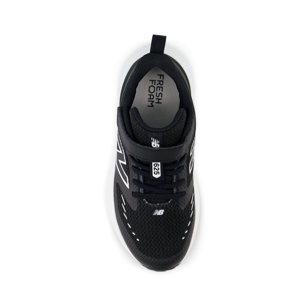 New Balance Unisex-Child Fresh Foam 625 V1 Hook and Loop Running Shoe