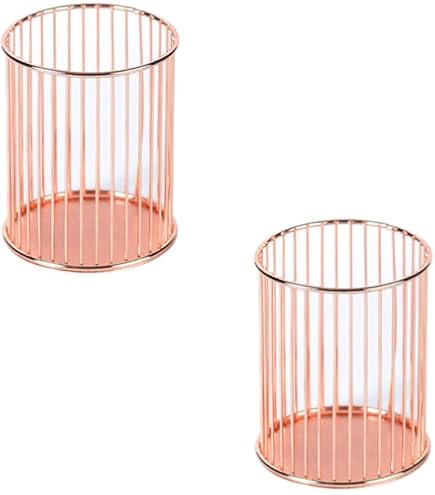 Porte-stylo Rond En Acier Inoxydable De Style Nordique Pour Bureau