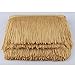 HEARTWISH Fringe Trim Lace Polyerter Fibre Tassel 4inch（″） Wide 10 Yards Long for Clothes Accessories and Latin Wedding Dress and DIY Lamp Shade Decoration Black (Gold)
