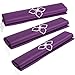 Alku Travel Nylon Shoe and Laundry Bags 3-pack Set Water-resistant Large Purple