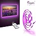 Megulla LED TV Backlight, Bias TV Lighting Kit -Precut USB-Powered LED RGB Strip Light with Wireless Remote- for HDTV, PC, Home Theater, Desktop Monitor and More-White, Universal