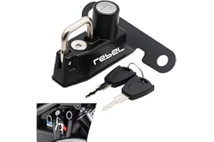 Hovo Yimo Motorcycle Helmet Lock For Rebel 500 300 2017-2023 2024 2025 2026 All Year Anti-theft Security Lock Save your Helme