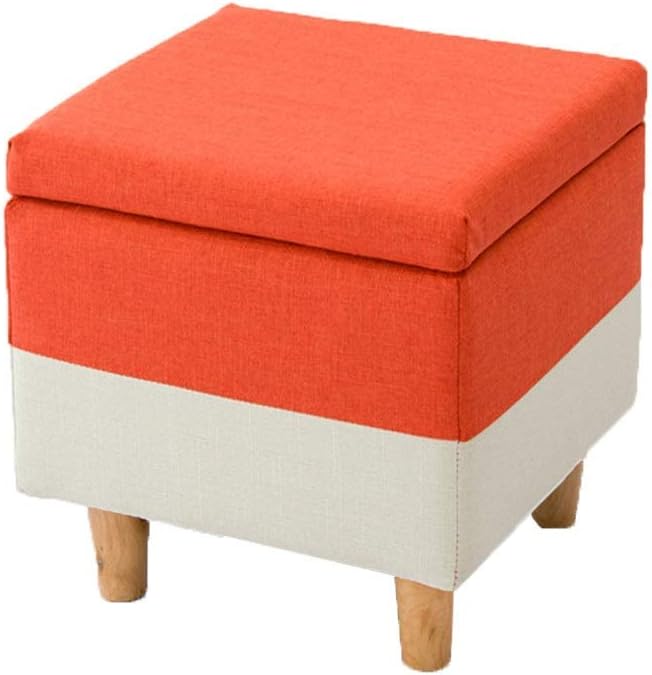 YLCJ Aufbewahrungshocker Sitz aus Holz Tragbar Vielseitig Platzsparende