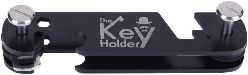 Questionno Outdoor Stainless Steel Folder Keys Holder Clip Keychain Travel Kit Portable Key Organizer