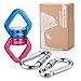 AusKit Swing Swivel, 30 KN Safest Rotational Device Hanging Accessory with Carabiners for Web Tree Swing, Swing Setting, Aerial Dance, Children's Swing