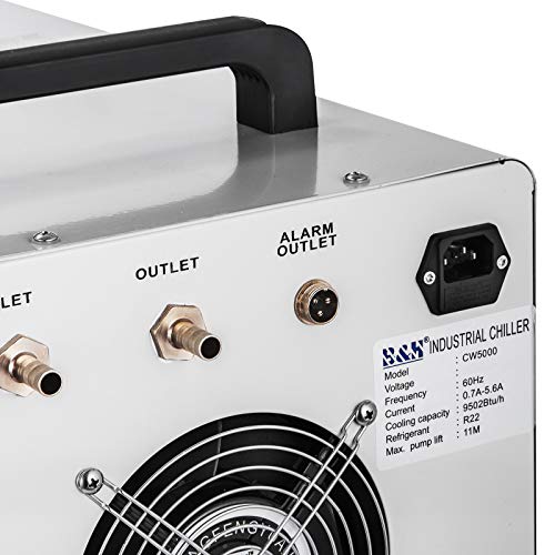 image for BestEquip 800W Industrial Chiller CW5000DG 6L Capacity Water Chiller T