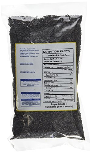 Swad Tukmaria Sacred Basil Seeds, 7 Ounce - //medicalbooks.filipinodoctors.org