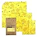 HomValor Beeswax Wraps-Set of 3 Reusable Bees Wax Food Wraps, Zero Waste Sustainable Storage for Sandwich, Cheese, Fruit, Bread, Snacks | Eco Friendly Alternative to Plastic Bags, Cling Wrap